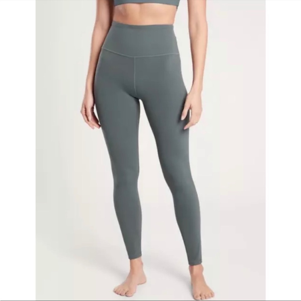 Athleta Ultra High Rise Elation Tight Leggings Metropolis Grey Tall